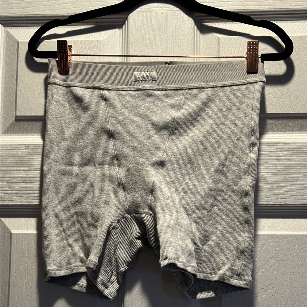 Skims cotton ribbed boxers
